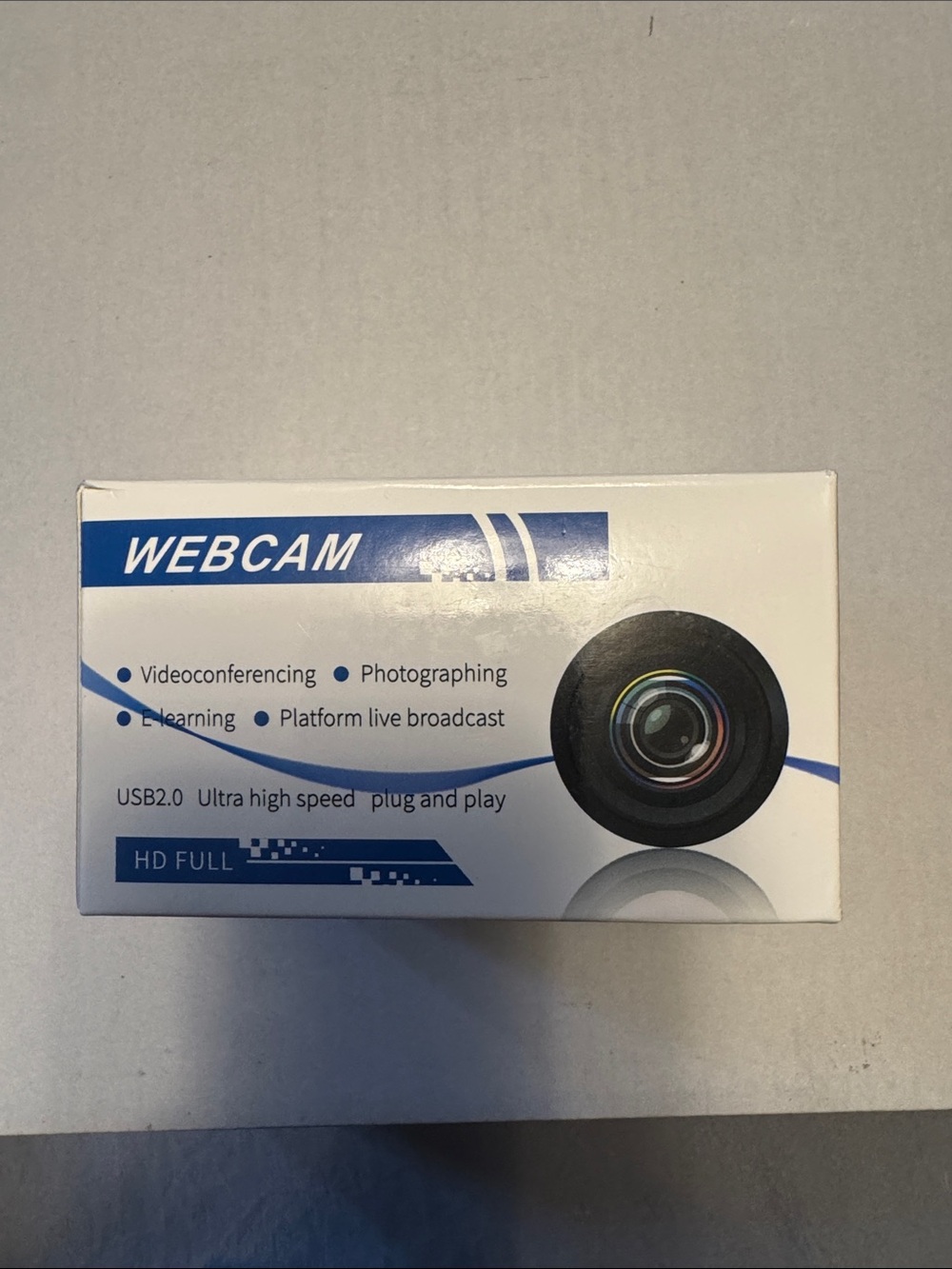 Blue Webcam HD USB 2.0 - Plug and Play